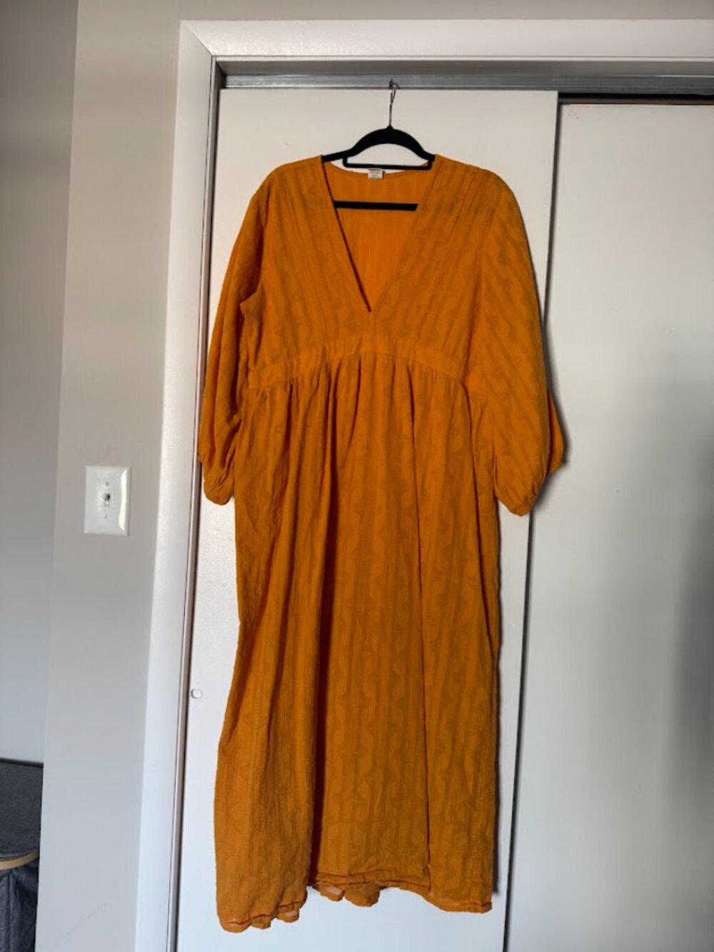 ROVE Alma Midi Dress Marigold Cotton - US 12 - Picture 7 of 8